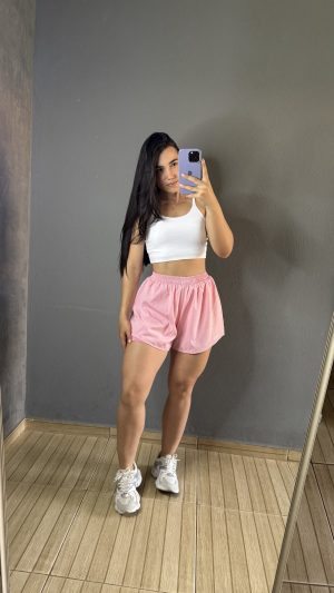 Short Duplo - rosa - G